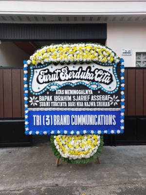Papan Bunga Duka di Tanjung Palas Timur